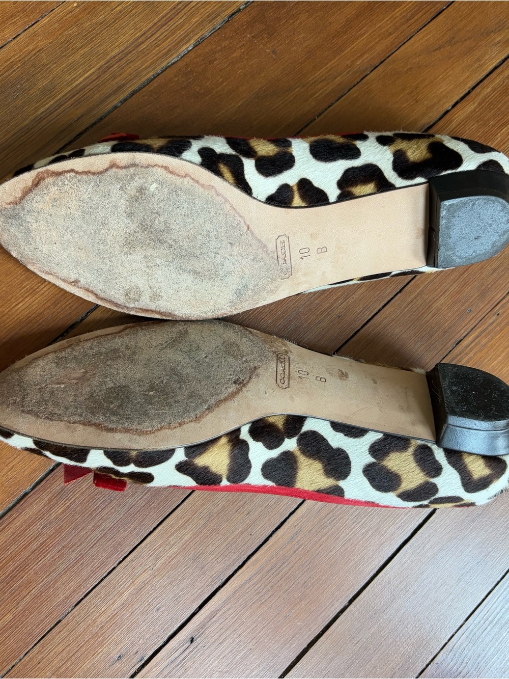 Y2k RARE Vintage Coach ocelot leopard flats - Picture 6 of 11